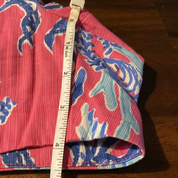 Lilly Pulitzer Capri Pink Samba Pink Blue Coral Short - Picture 8 of 8